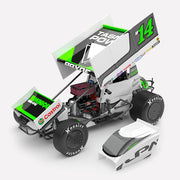 Authentic Collectables ACD18SC23C 1/18 2022/20223 Jason Pryde Motorsport #W14 Sprintcar