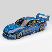 Authentic Collectables 43F19L 1/43 Ford Performance No.17 Ford Mustang GT Supercar 2018 Camouflage Test Livery Scott McLaughlin/Fabian Coulthard Diecast Car