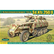 Ace Models 1/72 Sd.Kfz.250/8 Leichter Schutzenpanzerwagen 7.5cm