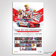 Authentic Collectables ACP029 Shell V-Power Racing Team Scott McLaughlin 2019 Year of the Champion Limited Edition Print