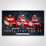Authentic Collectables ACP042 Shell V-Power Racing Team Scott McLaughlin Three-Peat For 17 Limited Edition Print