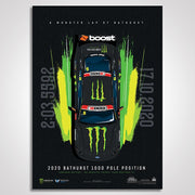 Authentic Collectables ACP043 A Monster Lap Of Bathurst: Cameron Waters 2020 Bathurst 1000 Pole Position Limited Edition Illustrated Print