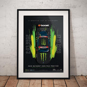 Authentic Collectables ACP043 A Monster Lap Of Bathurst: Cameron Waters 2020 Bathurst 1000 Pole Position Limited Edition Illustrated Print