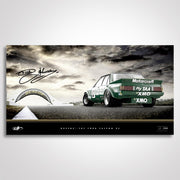 Authentic Collectables ACP050-2XE Dick Johnson Racing Greens-Tuf Ford Falcon XE Signed Limited Edition Archive Print