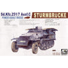 AFV Club AF35077 1/35 German Sd.Kfz.25 Ausf.C Half-Track Plastic Model Kit