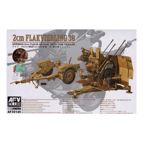 AFV 35149 1/35 2cm Flakvirling AA Gun – Metro Hobbies