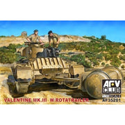 AFV 35201 1/35 Valentine Mk. III W/Rotatrailer