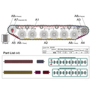 AFV 35338 1/35 Centurion MBT Series Quick Assembly Link & Length Track