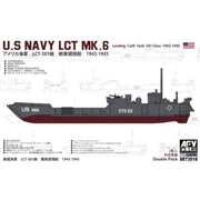 AFV Club SE73518 1/350 U.S Navy LCT Mk. 6-501 class (1943-1945) (Double Seat) Plastic Model Kit