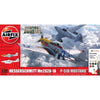 Airfix A50183 1/72 Messerschmitt Me262 & P-51D Mustang Dogfight Double Gift Set Plastic Model Kit