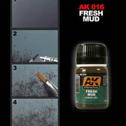 AK Interactive AK016 Weathering Fresh Mud Effects Enamel 35mL