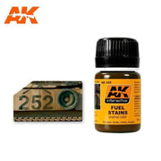 AK Interactive AK025 Weathering Fuel Stains Enamel 35mL