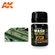 AK Interactive AK045 Weathering Wash for Green Vehicles Enamel 35mL