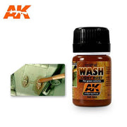 AK Interactive AK046 Weathering Light Rust Wash Enamel 35mL