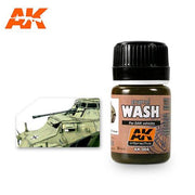 AK Interactive AK066 Weathering Wash for Afrika Korps Vehicles Enamel 35mL