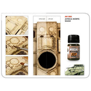 AK Interactive AK066 Weathering Wash for Afrika Korps Vehicles Enamel 35mL