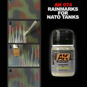 AK Interactive AK074 Weathering Rainmarks Effects Enamel 35mL