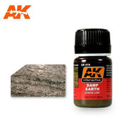 AK Interactive AK078 Weathering Damp Earth Effects Enamel 35mL