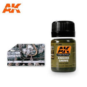 AK Interactive AK082 Weathering Engine Grime Enamel 35mL