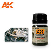 AK Interactive AK084 Weathering Engine Oil Enamel 35mL