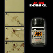 AK Interactive AK084 Weathering Engine Oil Enamel 35ml