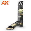 AK Interactive AK10044 Weathering Pencil Set Splashes, Dirt & Stains 5 Pack