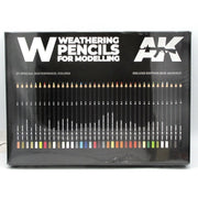 AK Interactive AK10047 Weathering Pencils Deluxe Edition Box 37 Pack