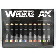 AK Interactive AK10047 Weathering Pencils Deluxe Edition Box (37 Pack)