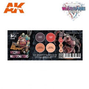 AK Interactive AK1065 Wargame Color Visceral Malformations Acrylic Paint Set (3rd Generation)