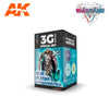 AK Interactive AK1067 Wargame Color Blue Plasma and Glowing Effects Acrylic Paint Set (3rd Generation)