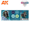 AK Interactive AK1067 Wargame Color Blue Plasma and Glowing Effects Acrylic Paint Set (3rd Generation)