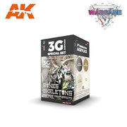 AK Interactive AK1069 Wargame Color Bones and Skeletons Acrylic Paint Set