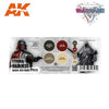 AK Interactive AK1070 Wargame Color Eternal Darkness Acrylic Paint Set (3rd Generation)