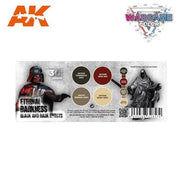 AK Interactive AK1070 Wargame Color Eternal Darkness Acrylic Paint Set (3rd Generation)