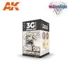 AK Interactive AK1076 Wargame Color Zombie Skin Acrylic Paint Set