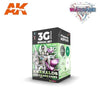 AK Interactive AK1078 Wargame Color Emeralds and Green Gems Acrylic Paint Set