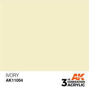 AK Interactive AK11004 Ivory Acrylic Paint 17ml (3rd Generation)