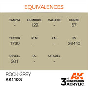 AK Interactive AK11007 Rock Grey Acrylic Paint 17ml (3rd Generation)