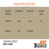 AK Interactive AK11009 Warm Grey Acrylic Paint 17ml (3rd Generation)