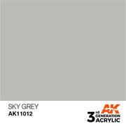 AK Interactive AK11012 Sky Grey Acrylic Paint 17ml (3rd Generation)