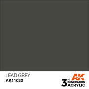 AK Interactive AK11023 Lead Grey Acrylic Paint 17ml (3rd Generation)