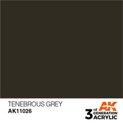 AK Interactive AK11026 Tenebrous Grey Acrylic Paint 17ml (3rd Generation)