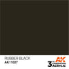AK Interactive AK11027 Rubber Black Acrylic Paint 17ml (3rd Generation)
