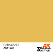 AK Interactive AK11033 Dark Sand Acrylic Paint 17ml (3rd Generation)