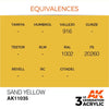 AK Interactive AK11035 Sand Yellow Acrylic Paint 17ml (3rd Generation)