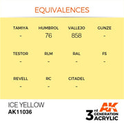 AK Interactive AK11036 Ice Yellow Acrylic Paint 17ml (3rd Generation)