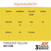 AK Interactive AK11039 Purulent Yellow Acrylic Paint 17ml (3rd Generation)