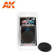 AK Interactive AK1104 Round Base 50mm 5pc