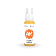 AK Interactive AK11044 Yellow Acrylic Paint 17ml (3rd Generation)