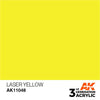AK Interactive AK11048 Laser Yellow Acrylic Paint 17ml (3rd Generation)